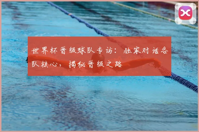 世界杯晋级球队专访:独家对话各队核心,揭秘晋级之路