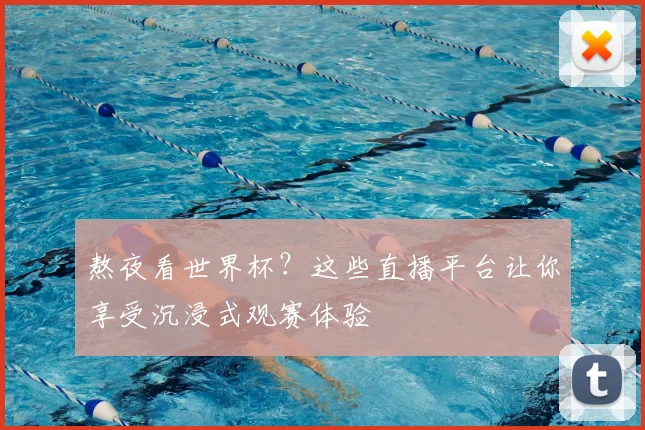 熬夜看世界杯？这些直播平台让你享受沉浸式观赛体验
