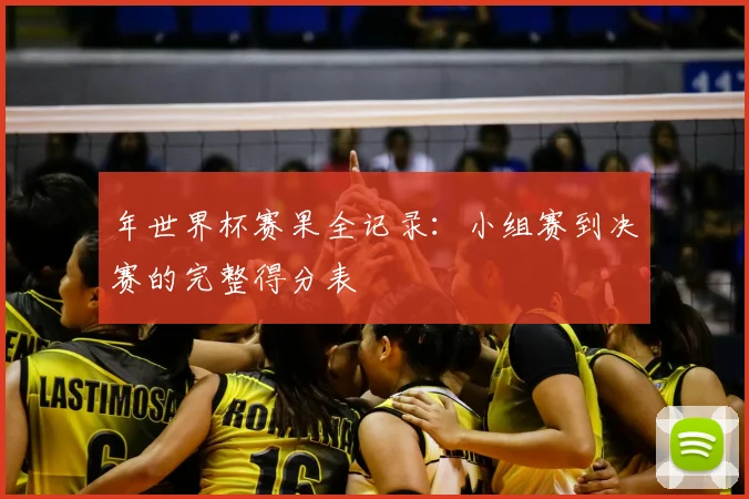 年世界杯赛果全记录：小组赛到决赛的完整得分表